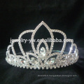 Pageant Mariage fleur de cristal Tiara Couronne pour fête de mariage Party